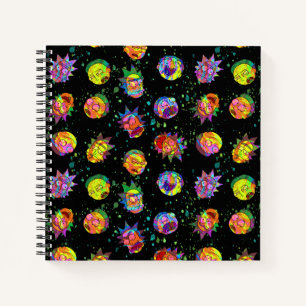 RICK AND MORTY™   Psychedelic Swirl Pattern Notebook