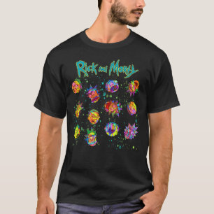 RICK AND MORTY™   Psychedelic Swirl Pattern T-Shirt