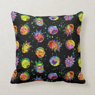 RICK AND MORTY™   Psychedelic Swirl Pattern Throw Pillow