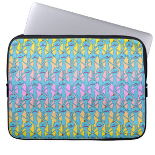 RICK AND MORTY™   Rainbow Mr. Meeseeks Pattern Laptop Sleeve