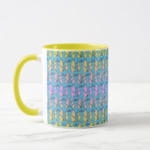 RICK AND MORTY™   Rainbow Mr. Meeseeks Pattern Mug