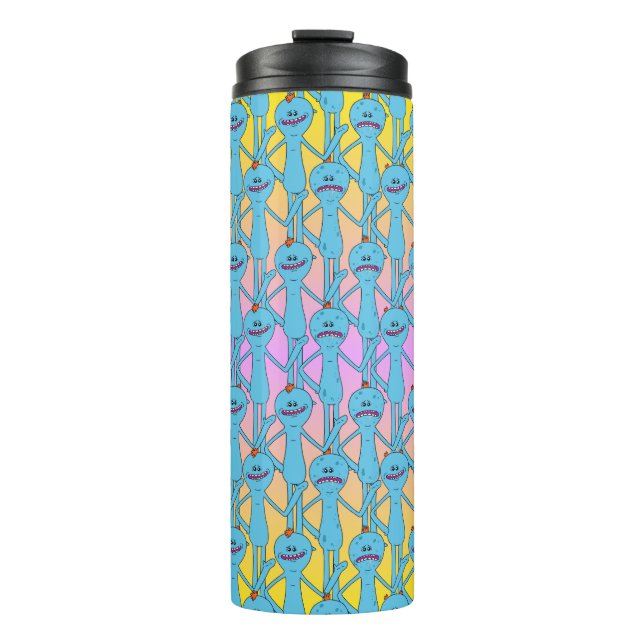 RICK AND MORTY™ | Rainbow Mr. Meeseeks Pattern Thermal Tumbler (Front)