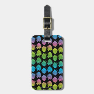 RICK AND MORTY™   Rainbow Rick Head pattern Luggage Tag