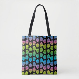 RICK AND MORTY™   Rainbow Rick Head pattern Tote Bag