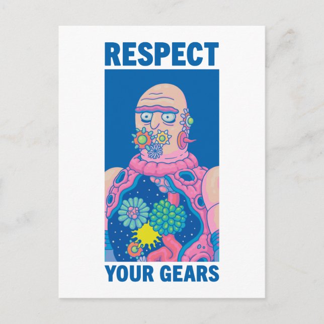 RICK AND MORTY™ | Respect Your Gears Invitation Postcard (Front)