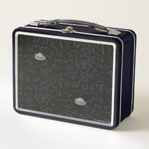 RICK AND MORTY™   Rick Constellation Pattern Metal Lunch Box