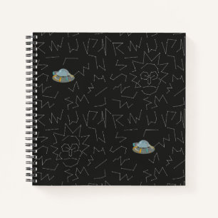 RICK AND MORTY™   Rick Constellation Pattern Notebook