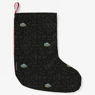 RICK AND MORTY™ Rick Constellation Pattern Small Christmas Stocking