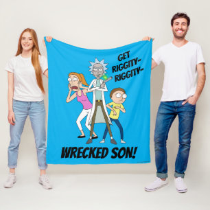 RICK AND MORTY™   Rick, Morty, and Summer Fleece Blanket