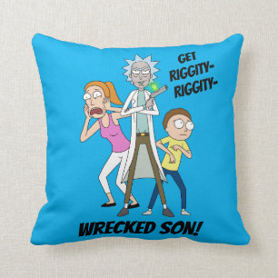 RICK AND MORTY™ Rick, Morty, and Summer Throw Pillow