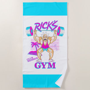 RICK AND MORTY™   Rick's Gym Club Member Beach Towel