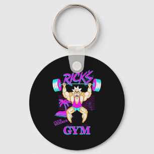 Rick And Morty Ricks Gym Club Member  Keychain