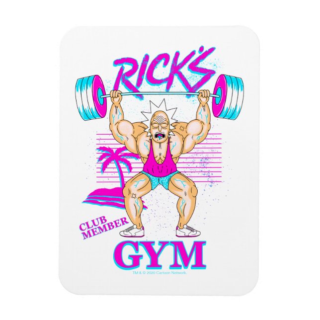 RICK AND MORTY™ | Rick's Gym Club Member Magnet (Vertical)