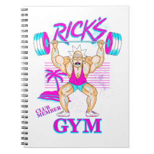 RICK AND MORTY™   Rick's Gym Club Member Notebook