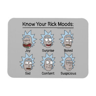 RICK AND MORTY™   Rick's Moods Magnet