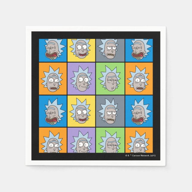 RICK AND MORTY™ | Rick's Moods Napkin (Front)