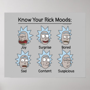 RICK AND MORTY™   Rick's Moods Poster