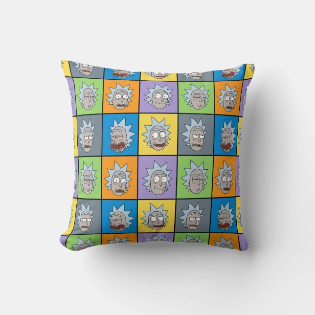 RICK AND MORTY™ | Rick's Moods Throw Pillow (Front)