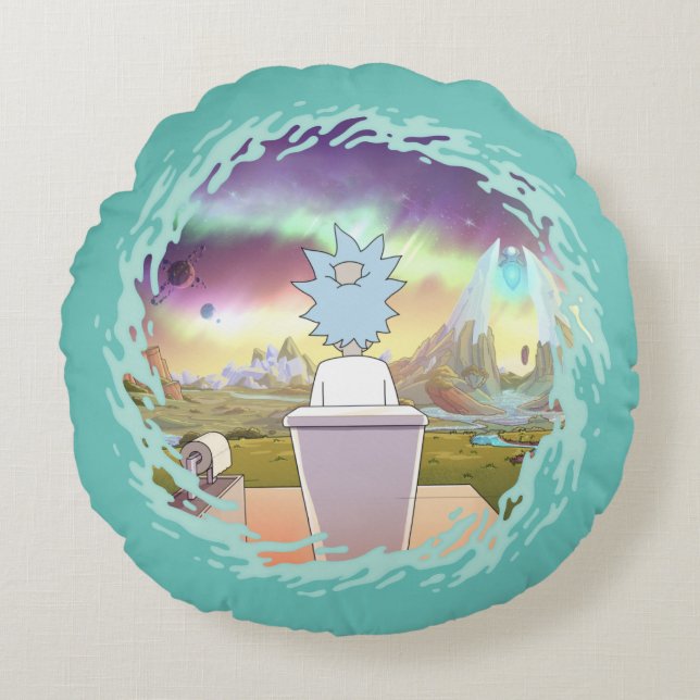 RICK AND MORTY™ | Rick's Private Place Round Pillow (Front)