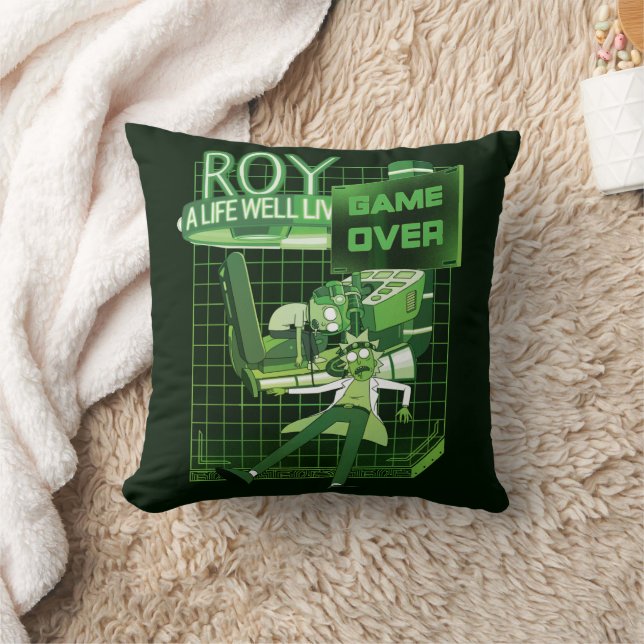 RICK AND MORTY™ | Roy A Life Well Lived Throw Pillow (Blanket)