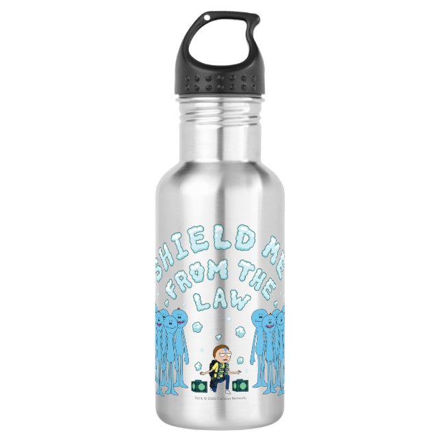 RICK AND MORTY™ | Shield Me From The Law 532 Ml Water Bottle (Front)