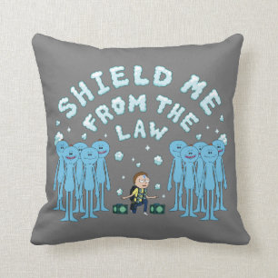 RICK AND MORTY™ Shield Me From The Law Throw Pillow