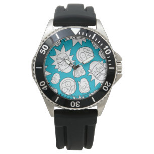 RICK AND MORTY™   Smith Family Head Pattern Watch