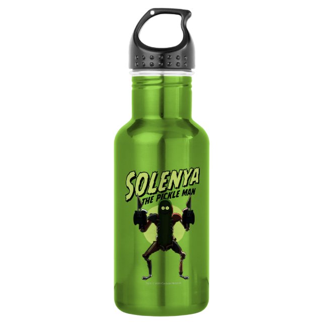 RICK AND MORTY™ | Solenya - The Pickle Man 532 Ml Water Bottle (Front)