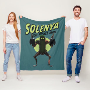 RICK AND MORTY™   Solenya - The Pickle Man Fleece Blanket