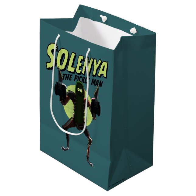 RICK AND MORTY™ | Solenya - The Pickle Man Medium Gift Bag (Front Angled)