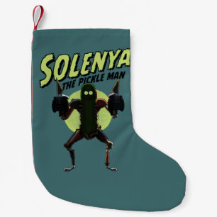 RICK AND MORTY™   Solenya - The Pickle Man Small Christmas Stocking