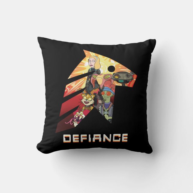 RICK AND MORTY™ | Space Beth Defiance Crew Throw Pillow (Front)