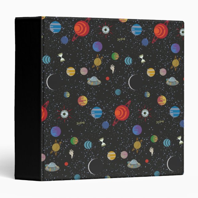 RICK AND MORTY™ | Space Pattern Binder (Front/Spine)