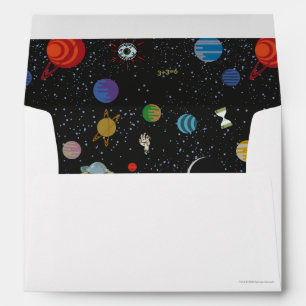 RICK AND MORTY™   Space Pattern Envelope