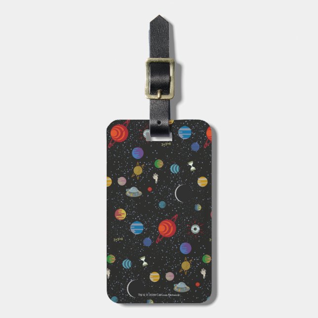 RICK AND MORTY™ | Space Pattern Luggage Tag (Front Vertical)