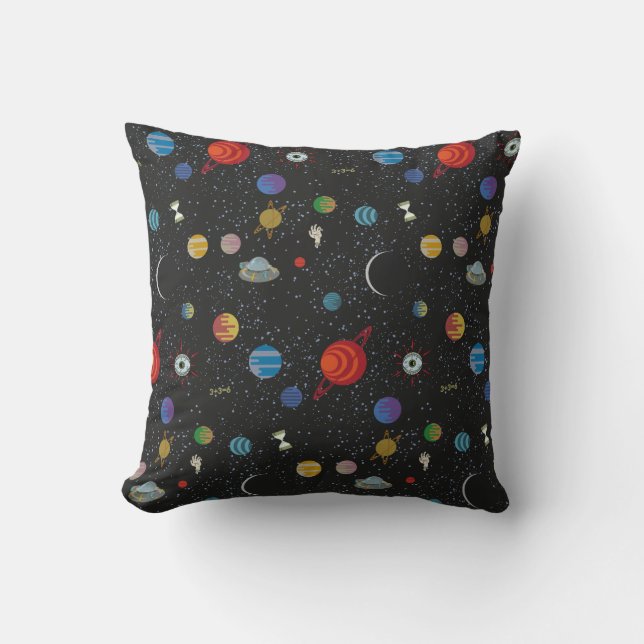 RICK AND MORTY™ | Space Pattern Throw Pillow (Front)