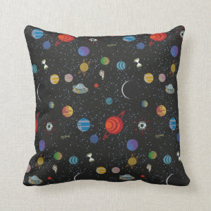 RICK AND MORTY™ Space Pattern Throw Pillow