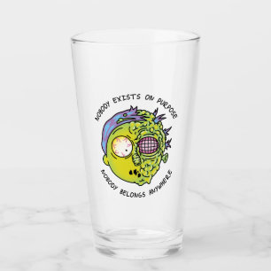 RICK AND MORTY™ Stylized Morty Fly Quote Glass