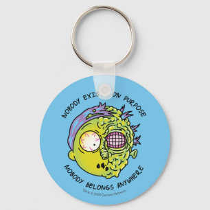RICK AND MORTY™   Stylized Morty Fly Quote Keychain