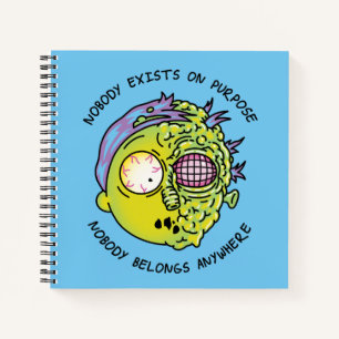 RICK AND MORTY™   Stylized Morty Fly Quote Notebook