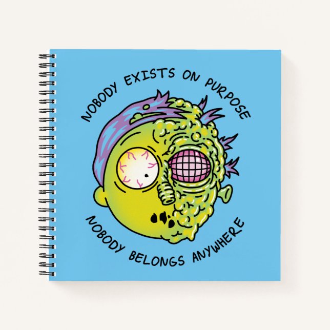 RICK AND MORTY™ | Stylized Morty Fly Quote Notebook (Front)
