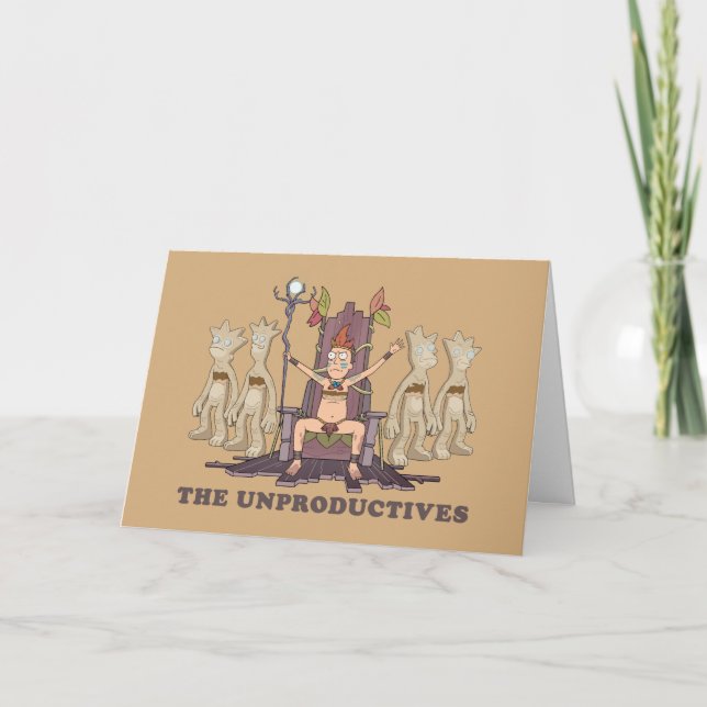 RICK AND MORTY™ | The Unproductives Card (Front)