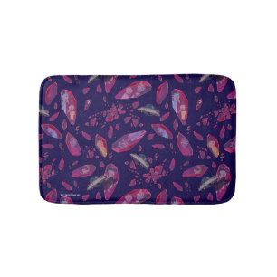 Rick and Morty Time Crystal Pattern Bath Mat