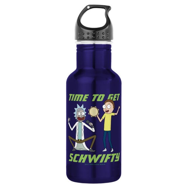RICK AND MORTY™ | Time To Get Schwifty 532 Ml Water Bottle (Front)