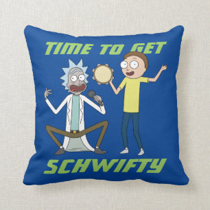 RICK AND MORTY™   Time To Get Schwifty Throw Pillow