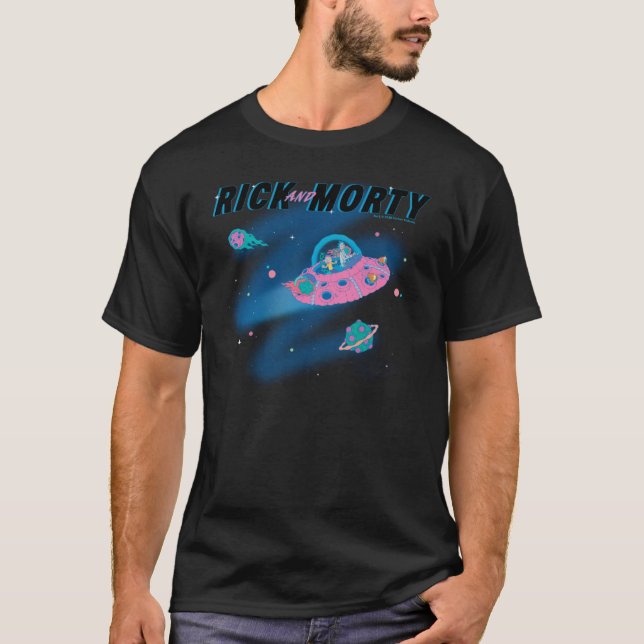 RICK AND MORTY™ | Travelling Through Space T-Shirt (Front)