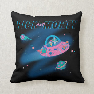RICK AND MORTY™ Travelling Through Space Throw Pillow