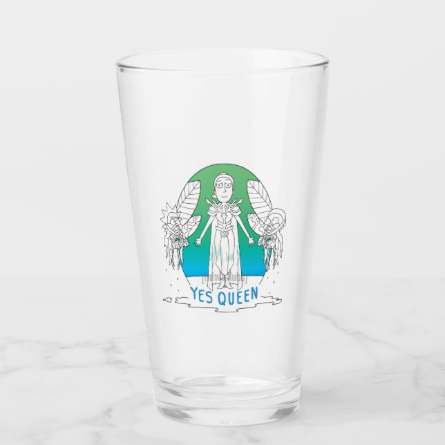 RICK AND MORTY™ | Yes Queen Glass (Front)