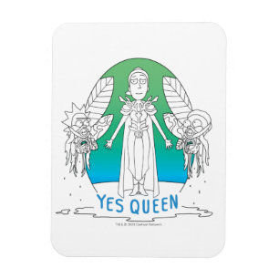 RICK AND MORTY™   Yes Queen Magnet