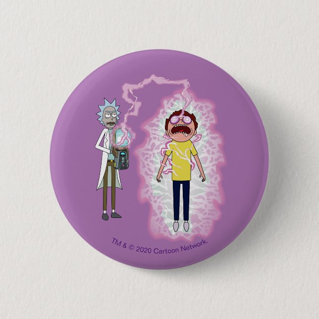 RICK AND MORTY™ | You Live With The Consequences 2 Inch Round Button (Front)